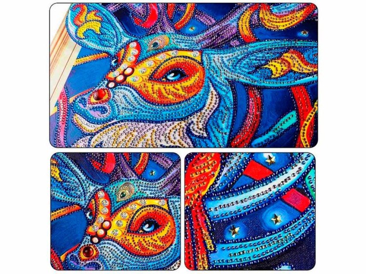 Алмазная вышивка 5D «Таинственный олень» — картинка 6