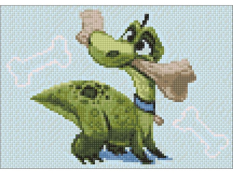 Алмазная вышивка «Застенчивый Лакки» — картинка 3