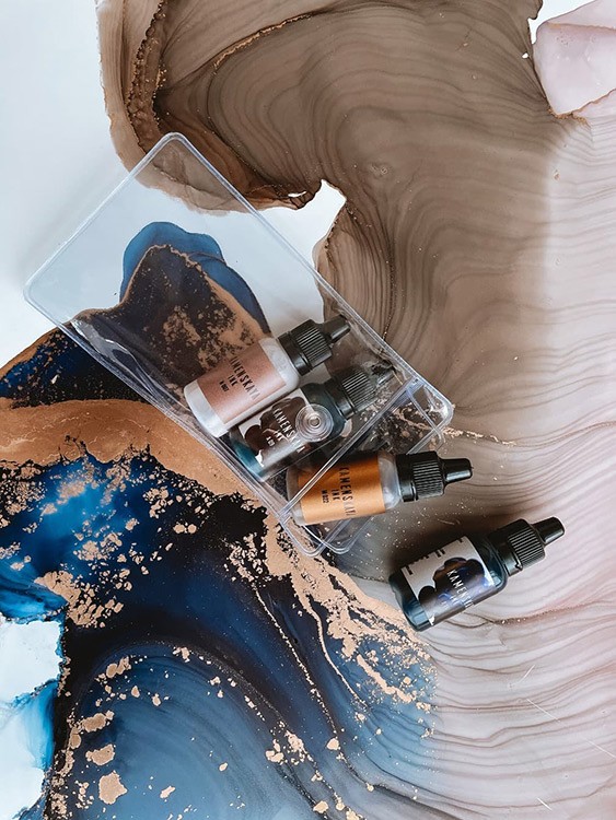 Набор для рисования алкогольными чернилами № 7, Kamenskaya Ink — картинка 2