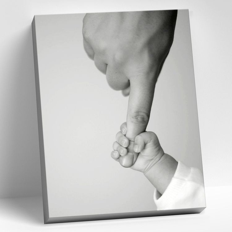 Картина по номерам «Надежная рука отца»
