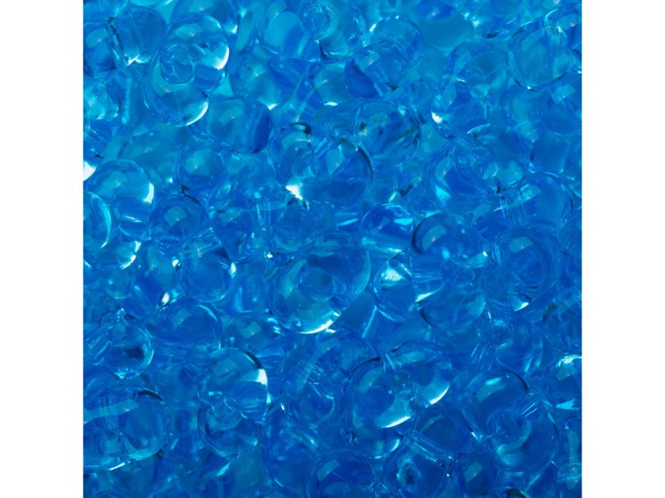 Бисер Чехия FARFALLE 321-90001 2х4 мм, 50 г, цвет: 60010 голубой