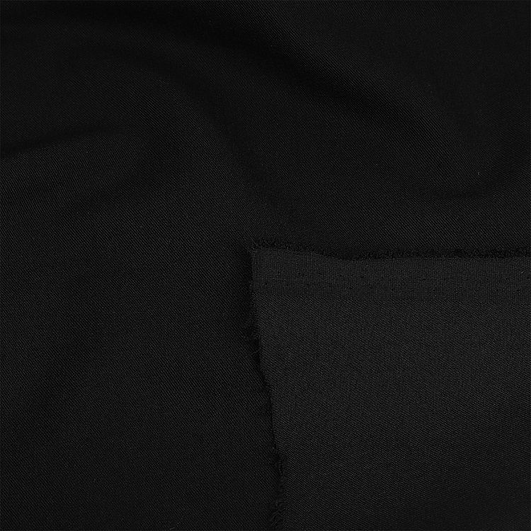 Ткань Костюмная Гальяно, 1 м х 150 см, 200 г/м², цвет: черный, TBY — картинка 3