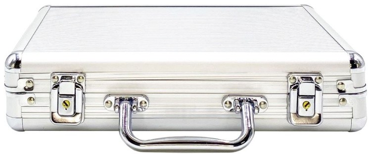 Покерный набор Ultimate, 200 фишек, 11,5 г с номиналом в чемодане — картинка 3