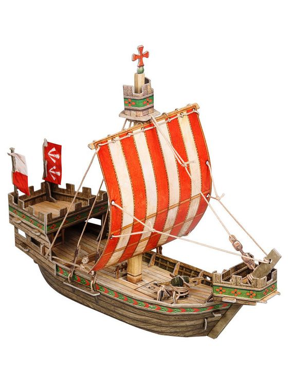 Сборная модель из картона «Ганзейский Когг» — картинка 2