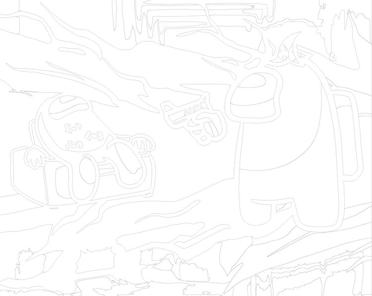 Картина по номерам «Among Us Амонг Ас: Убийство» — картинка 3