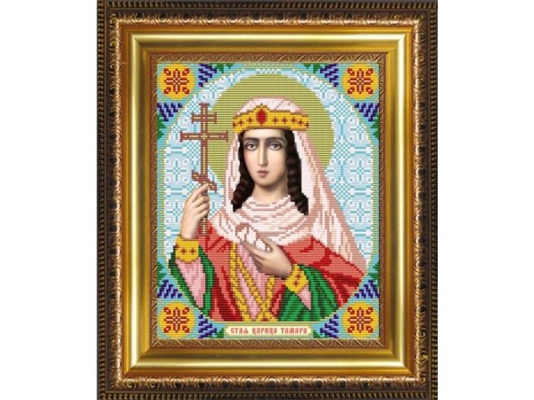 Рисунок на ткани «Св. Царица Тамара»
