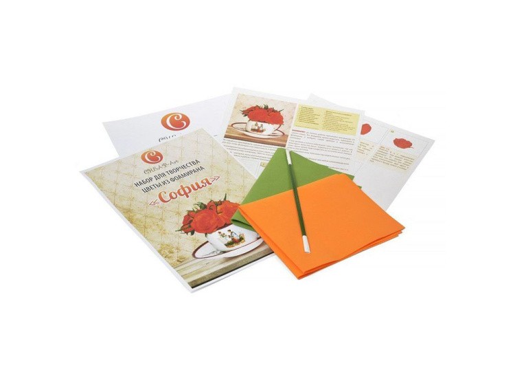 Набор фоамирана «София. Кустовые розы» — картинка 2