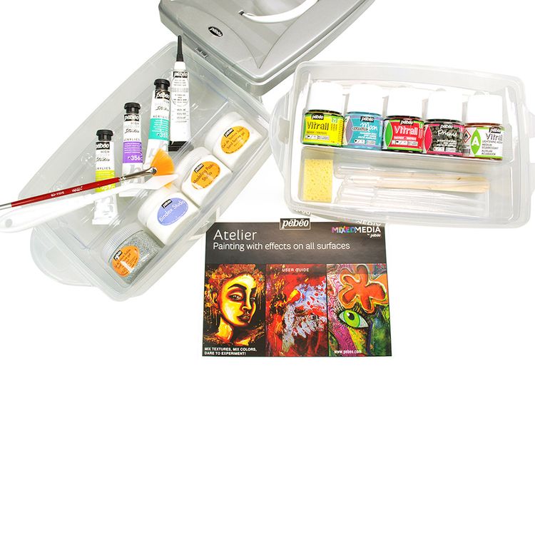 Набор красок с аксессуарами для техники Mixed Media — картинка 2