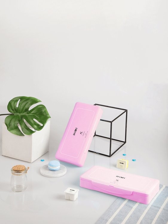 Набор гуашевых красок HIMI розовый 18 цветов по 30 мл — картинка 2