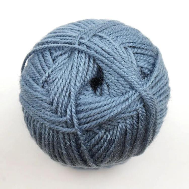 Пряжа Пехорка Школьная (1106), дымчатая джинса, 5 шт. по 50 г — картинка 3