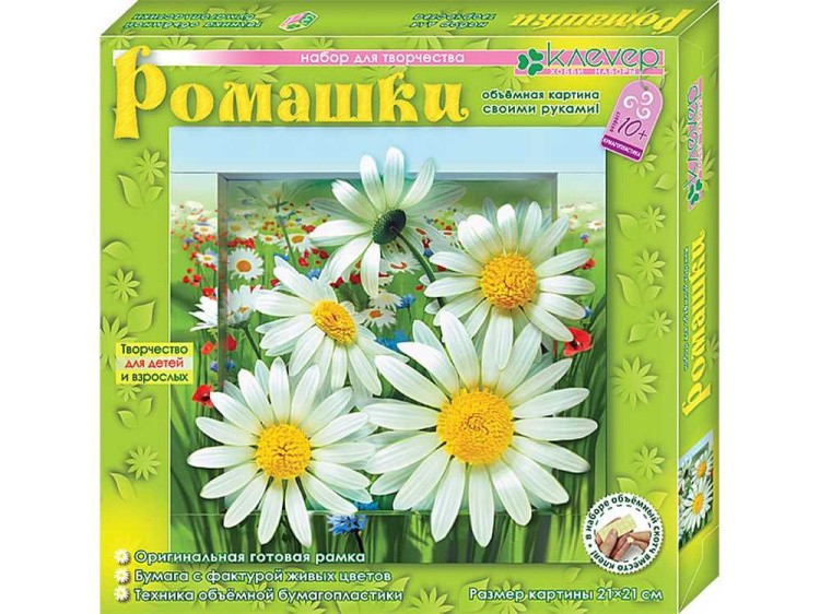 Объемная картина «Ромашки» — картинка 2