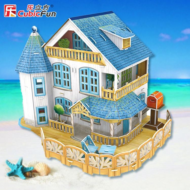 3D-пазл CubicFun Загородный дом — картинка 3