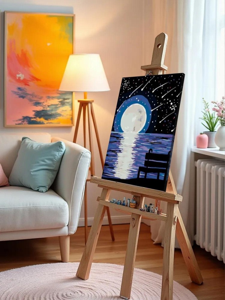 Картина по номерам «Звездопад» — картинка 10