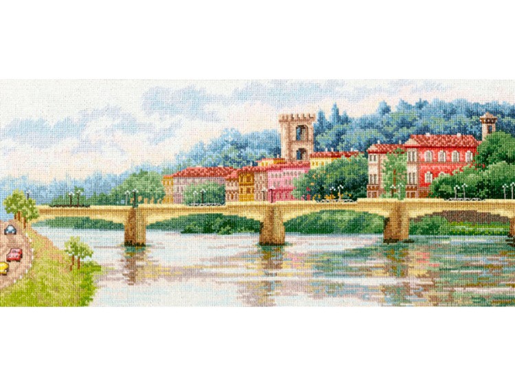 Набор для вышивания «Мост Понте-алле-Грацие, Флоренция»