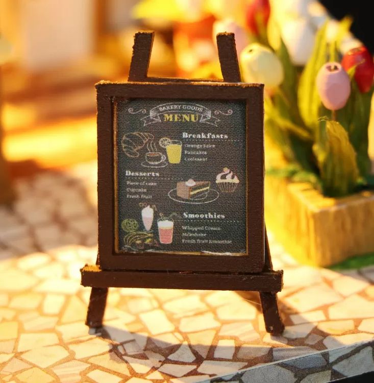 Миниатюрная сборная модель (румбокс) «Кофейня Coffee Time» — картинка 10