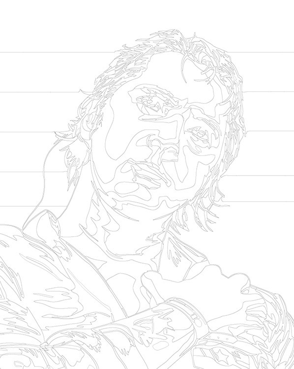 Картина по номерам «КиШ Король и Шут: Михаил Горшенев 4» — картинка 3