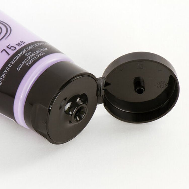 Краска акриловая художественная BRAUBERG ART CLASSIC, туба 75мл, фиолетовая светлая — картинка 3