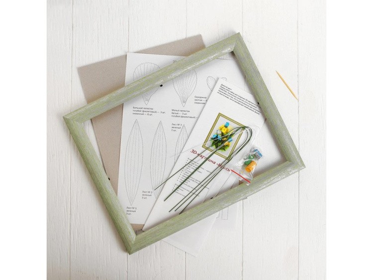 3D-картина из фоамирана «Ирисы» — картинка 3