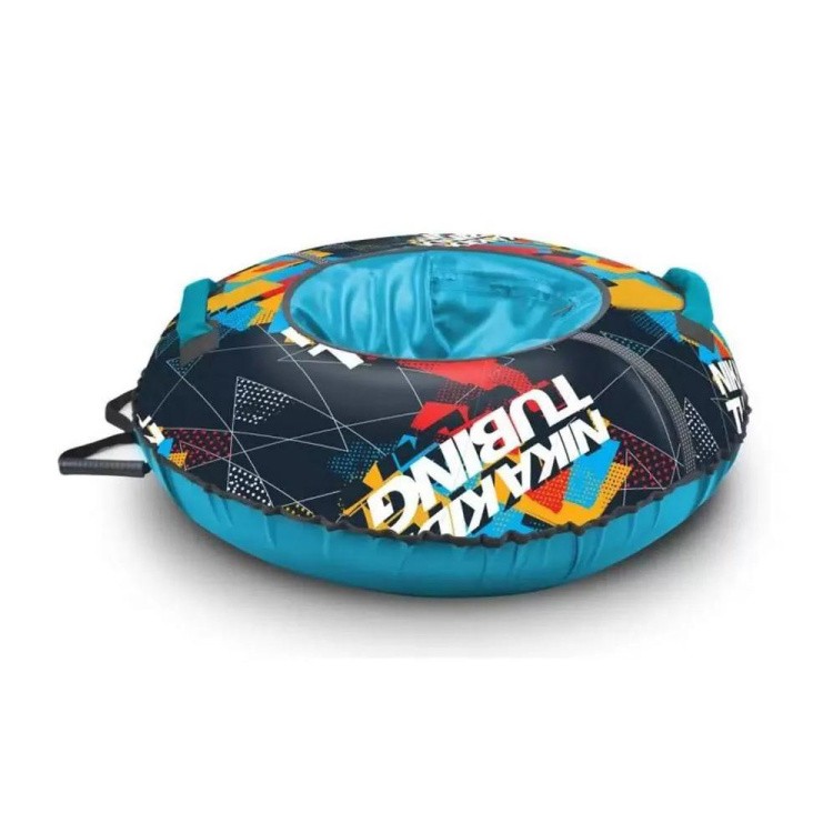 Детская зимняя ватрушка тюбинг для катания 110 см — картинка 5