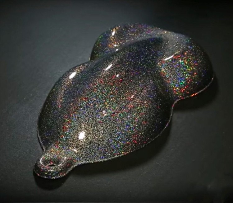 Пигмент Глиттер Holographic Silver, 10 г — картинка 3