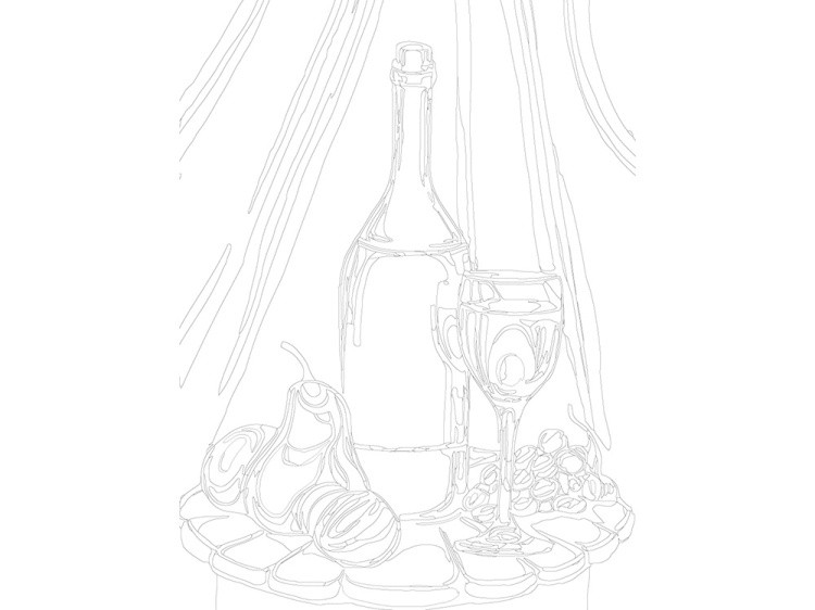 Картина по номерам «Винный натюрморт» — картинка 3
