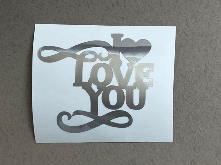 №208 Наклейка (Серебро) Sticker, Art Blong — картинка 2