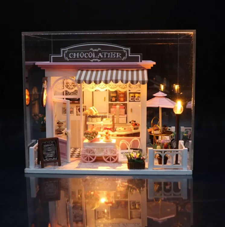 Сборная модель Румбокс. Миниатюрная Шоколадная лавка — картинка 4