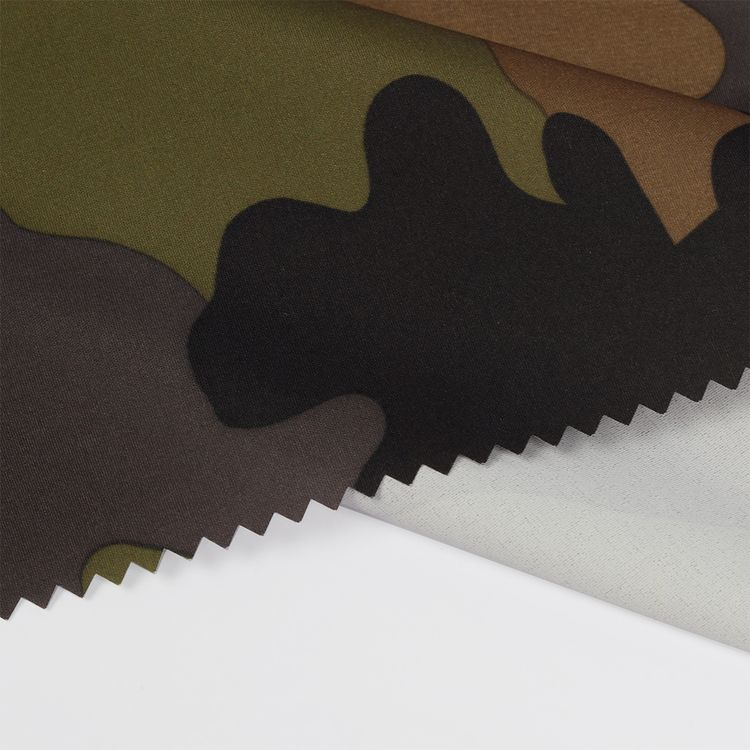 Ткань курточная Дюспо, 240T, с пропиткой, PU MILKY, 10 м x 150 см, 80 г/м², цвет: камуфляж, TBY — картинка 2