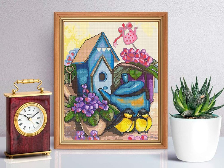 Алмазная вышивка «Милый дом» — картинка 3