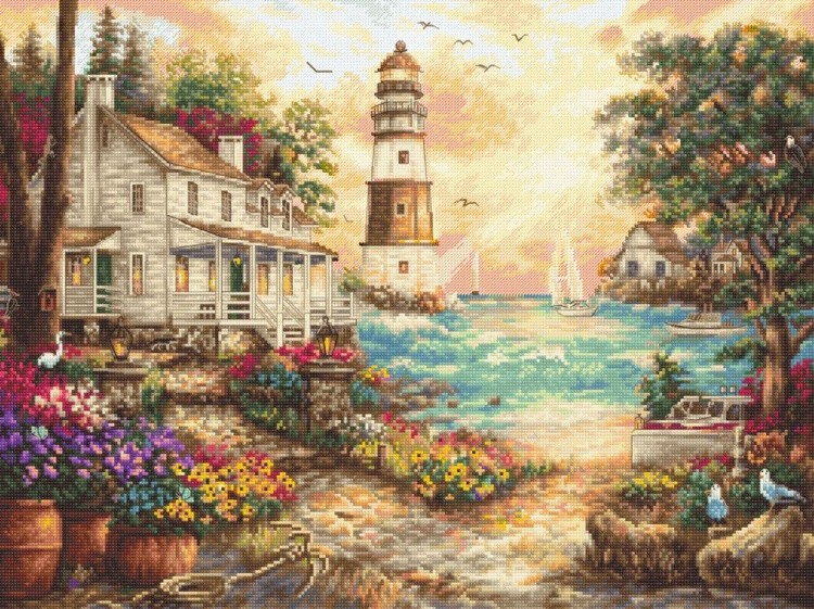Набор для вышивания «Cottage by the sea»