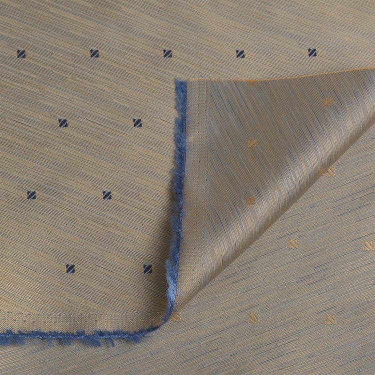 Ткань подкладочная Поливискоза нарезка, 10 м, ширина 145 см, 90 г/м², цвет: золото, IDEAL — картинка 3