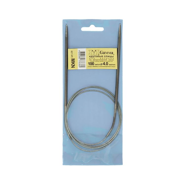 Спицы круговые 100 см, металл, d 4 мм, Gamma — картинка 2