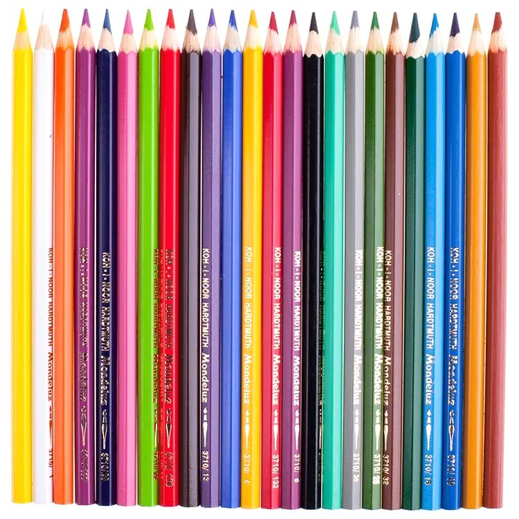Карандаши цветные акварельные художественные KOH-I-NOOR «Mondeluz», 24 цв. — картинка 2