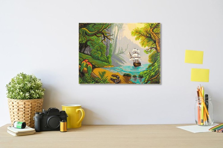 Алмазная вышивка «Остров сокровищ» — картинка 3