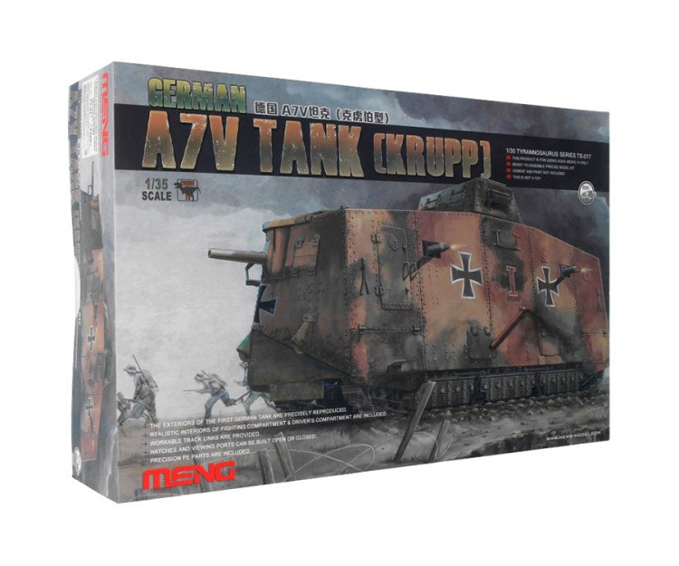 Сборная модель «Танк A7V» — картинка 4