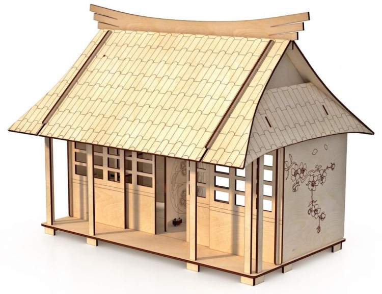 Конструктор-кукольный домик ХэппиДом «Сакура» с мебелью
— картинка 2