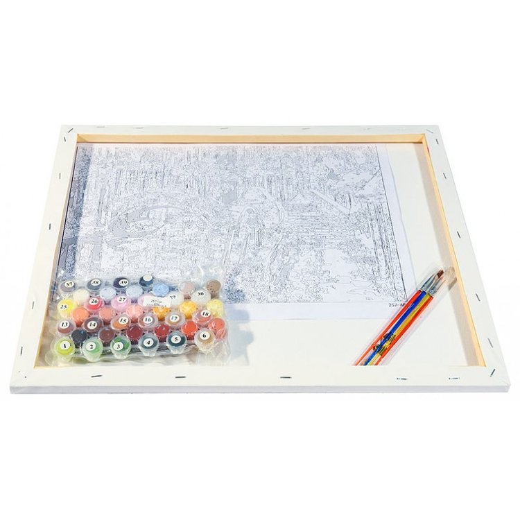 Картина по номерам «Мосты и каналы Венеции» — картинка 3