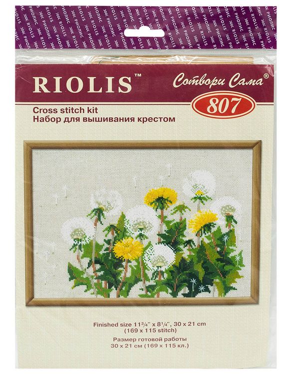 Набор для вышивания «Одуванчики» — картинка 3