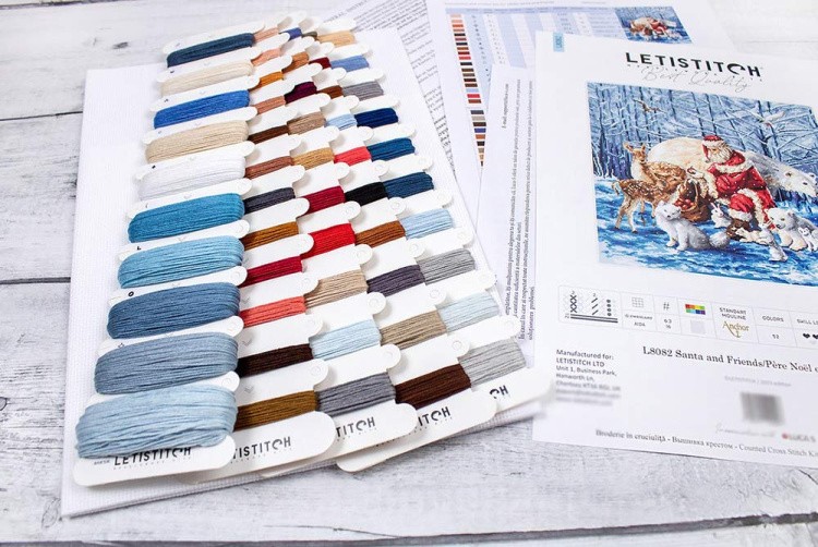 Набор для вышивания «Santa and Friends (Санта и друзья)» — картинка 2