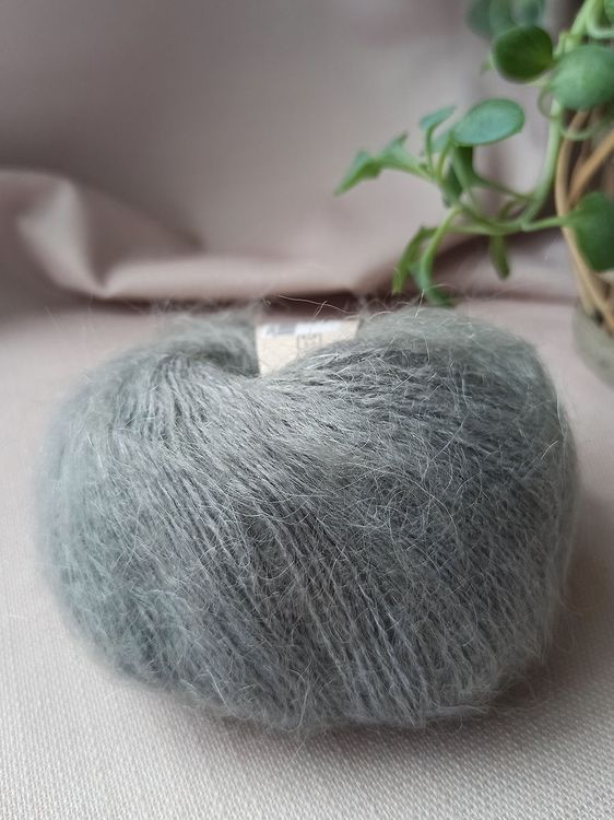 Пряжа Камтекс Мохер Голд (169), серый, 5 шт. по 50 г — картинка 3