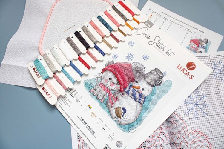 Набор для вышивания «Котёнок и его друзья» — картинка 3