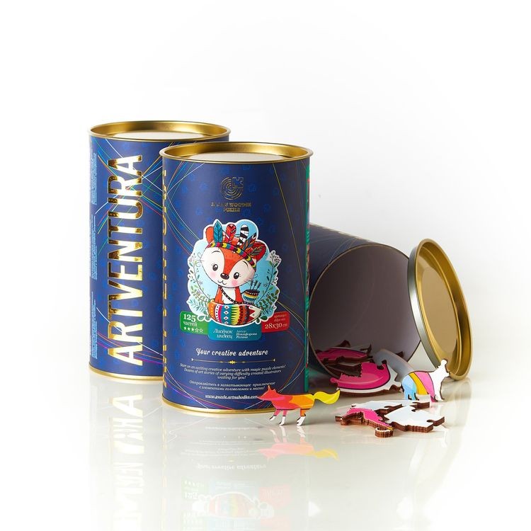 Деревянные пазлы Артвентура «Лисёнок индеец» — картинка 3