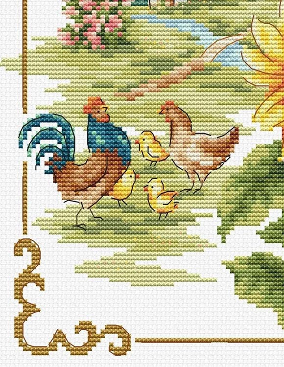 Набор для вышивания «Родные просторы. Подсолнухи» — картинка 6