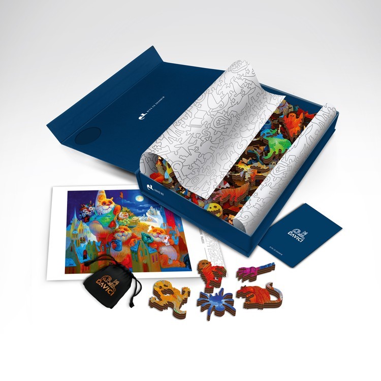 Деревянные пазлы DAVICI «Праздник полной луны» — картинка 10