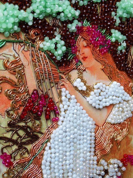 Набор вышивки хрустальными камнями «Весна» — картинка 12