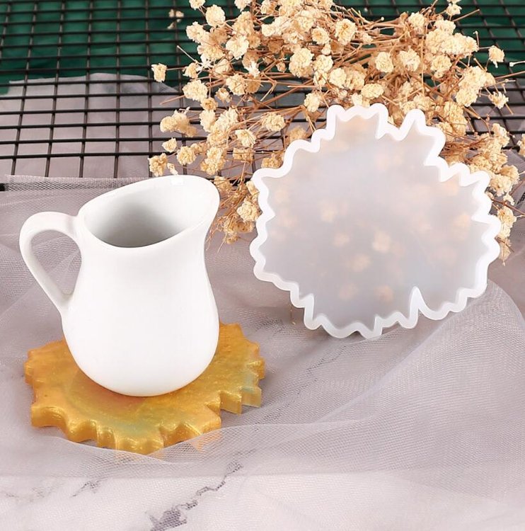 Силиконовый молд для эпоксидной смолы - Агат №1, 9х8 см — картинка 4