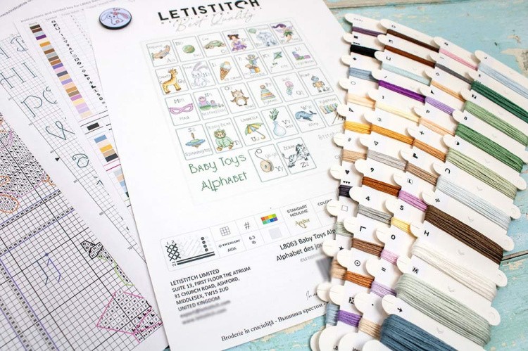 Набор для вышивания «Baby Toys Alphabet (Детские игрушки Алфавит)» — картинка 8