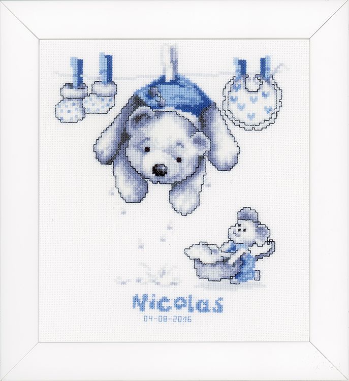 Набор для вышивания «С рождением сыночек и дочка» — картинка 2