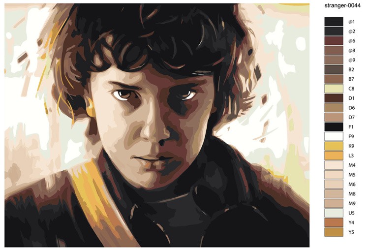 Картина по номерам «Очень странные дела ОСД: 11 арт 40x50» — картинка 2