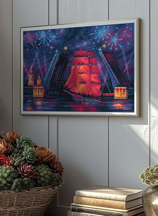 Набор для вышивания «Алые паруса» — картинка 7